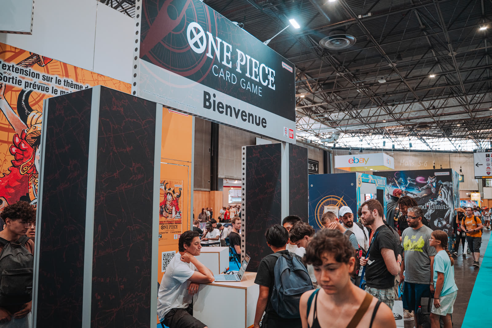 Entrance to the One Piece Card Game booth at Japan Expo